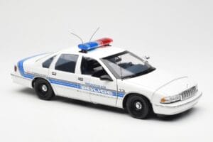 Chevrolet Caprice Sebring Politie UT Models 1:18 21029 Metaal — afbeelding 4 van 6
