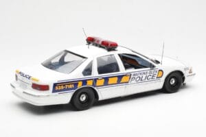 Chevrolet Caprice Watkins Glen Politie UT Models 1:18 21028 Metaal — afbeelding 2 van 6