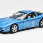 Chevrolet Corvette C5 Blauw Metallic UT Models 1:18