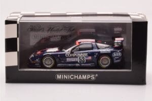 Chevrolet Corvette C5R #53 R. Fellows / J. O'Connell / F. Freon 24 Hours of Le Mans 2003 Minichamps 1:43 400031453 Metaal — afbeelding 4 van 4
