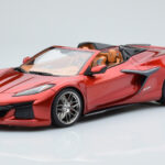 Chevrolet Corvette C8 Z06 Cabriolet Rood Mist GT Spirit 1:18
