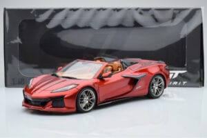 Chevrolet Corvette C8 Z06 Cabriolet Rood Mist GT Spirit 1:18 GT402 Hars — afbeelding 5 van 5