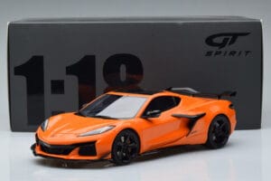 Chevrolet Corvette C8 Z06 Oranje GT Spirit 1:18 GT417 Hars — afbeelding 6 van 6