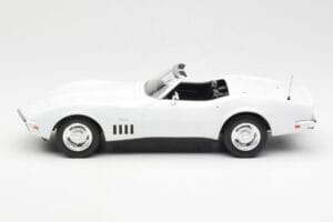 Chevrolet Corvette C3 Cabriolet Can-Am Wit Norev 1:18 189038 Metaal — afbeelding 3 van 6