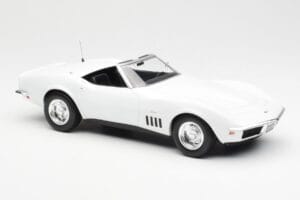 Chevrolet Corvette C3 Cabriolet Can-Am Wit Norev 1:18 189038 Metaal — afbeelding 4 van 6