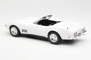 Chevrolet Corvette C3 Cabriolet Can-Am Wit Norev 1:18 189038 Metaal — afbeelding 5 van 6