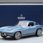 Chevrolet Corvette C2 Sting Ray Blauw Norev 1:18 - image 6 of 6