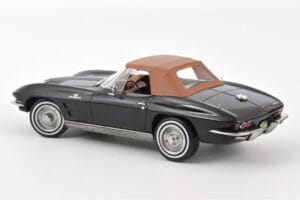 Chevrolet Corvette C2 Sting Ray Cabriolet Norev 1:18 189055 Metaal — afbeelding 2 van 3