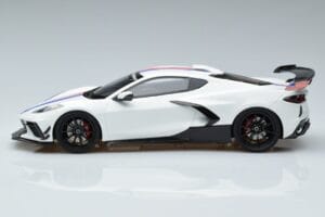 Chevrolet Hennessey Corvette C8 Arctic Wit GT Spirit 1:18 GT317 Hars — afbeelding 3 van 6