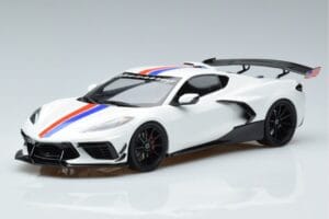 Chevrolet Hennessey Corvette C8 Arctic Wit GT Spirit 1:18 GT317 Hars