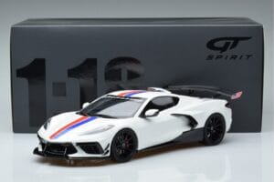 Chevrolet Hennessey Corvette C8 Arctic Wit GT Spirit 1:18 GT317 Hars — afbeelding 6 van 6