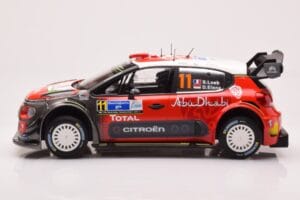 Citroen C3 WRC #11 S. Loeb / D. Elena Rally Mexico 2018 Norev 1:18 181638 Metaal — afbeelding 3 van 6