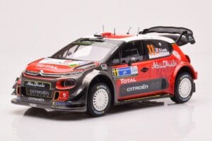 Citroen C3 WRC #11 S. Loeb / D. Elena Rally Mexico 2018 Norev 1:18 181638 Metaal