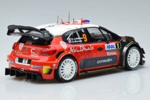 Citroen C3 WRC #9 S. Lefebvre / G. Moreau Tour de Corse 2017 Norev 1:18 181633 Metaal — afbeelding 2 van 6