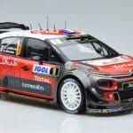 Citroen C3 WRC #9 S. Lefebvre / G. Moreau Tour de Corse 2017 Norev 1:18 181633 Metaal - image 4 of 6