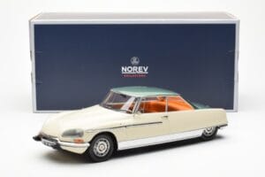 Citroen DS 21 Le Leman Cabriolet Ivoor en Groen Norev 1:18 181751 Metaal — afbeelding 6 van 6