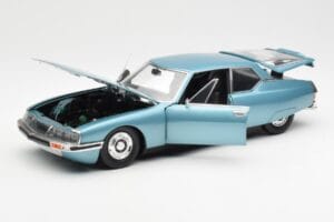 Citroen SM Lichtblauw Metallic Norev 1:18 181589 Metaal — afbeelding 2 van 8