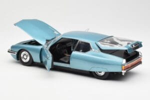 Citroen SM Lichtblauw Metallic Norev 1:18 181589 Metaal — afbeelding 5 van 8