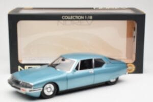 Citroen SM Lichtblauw Metallic Norev 1:18 181589 Metaal — afbeelding 8 van 8