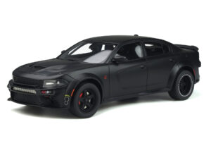 Dodge Charger SRT Hellcat Widebody Zwart GT Spirit 1:18