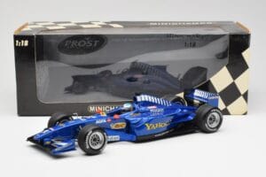 Prost AP03 Peugeot #14 J. Alesi F1 Showcar 2000 Minichamps 1:18 180000084 Hars — afbeelding 6 van 6