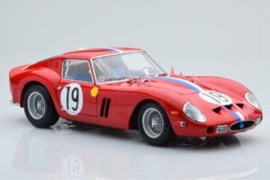 Ferrari 250 GTO #19 24 Hours of Le Mans 1962 Kyosho 1:18 08438A Metaal — afbeelding 6 van 10