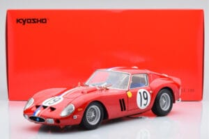 Ferrari 250 GTO #19 24 Hours of Le Mans 1962 Kyosho 1:18 08438A Metaal — afbeelding 10 van 10