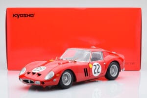Ferrari 250 GTO #22 24 Hours of Le Mans 1962 Kyosho 1:18 08438B Metaal — afbeelding 10 van 10