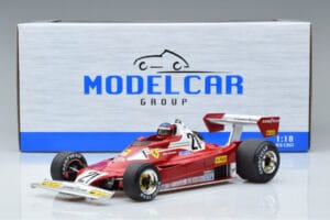 Ferrari 312 T2 B #21 G. Villeneuve Canadian GP 1977 MCG 1:18 MCG18623F Metaal — afbeelding 6 van 6