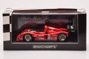 Ferrari 333 SP #3 Y. Dalmas / S. Johansson / Evans / Velez Sebring 12 Hours Winner 1997 Minichamps 1:43 430977603 Metaal — afbeelding 4 van 4