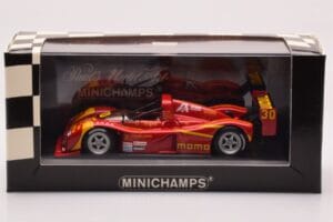 Ferrari 333 SP #30 MOMO M. Papis / D. Theys / B. Wollek Daytona 24 Hours 2nd Place 1996 Minichamps 1:43 430967430 Metaal — afbeelding 4 van 4