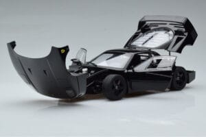 Ferrari F40 Lightweight Zwart Kyosho 1:18 08412BK Metaal — afbeelding 9 van 12
