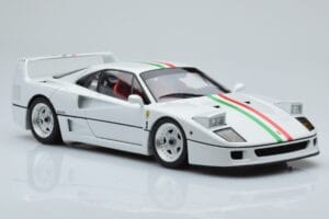 Ferrari F40 Parelwit Italy Kyosho 1:18 08416PWT-G Metaal — afbeelding 6 van 8