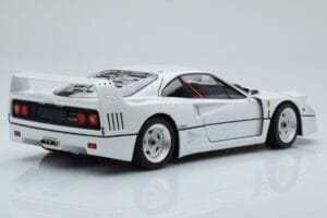 Ferrari F40 Parelwit Kyosho 1:18 08416PW-G Metaal — afbeelding 3 van 8