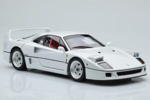 Ferrari F40 Parelwit Kyosho 1:18 08416PW-G Metaal — afbeelding 6 van 8