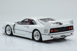 Ferrari F40 Parelwit Kyosho 1:18 08416PW-G Metaal — afbeelding 7 van 8