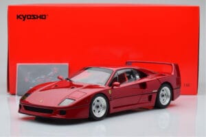 Ferrari F40 Rood Metallic Asia Exclusive Kyosho 1:18 08416RM-G Metaal — afbeelding 14 van 14