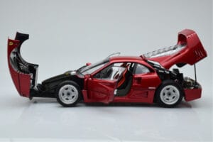 Ferrari F40 Rood Metallic Asia Exclusive Kyosho 1:18 08416RM-G Metaal — afbeelding 4 van 14