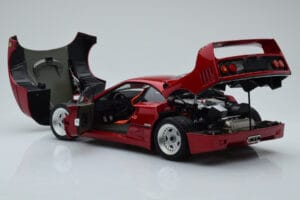 Ferrari F40 Rood Metallic Asia Exclusive Kyosho 1:18 08416RM-G Metaal — afbeelding 6 van 14