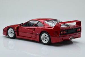 Ferrari F40 Rood Metallic Asia Exclusive Kyosho 1:18 08416RM-G Metaal — afbeelding 8 van 14