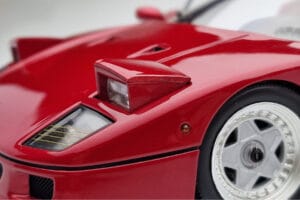 Ferrari F40 Rood Metallic Asia Exclusive Kyosho 1:18 08416RM-G Metaal — afbeelding 10 van 14