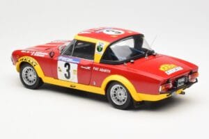 Fiat 124 Abarth #3 Barbasio / Sodano East African Safari Rally 1974 Sun Star 1:18 4952 Metaal — afbeelding 7 van 8