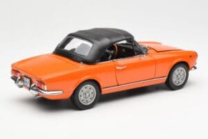 Fiat 124 BS Oranje Sun Star 1:18 4906 Metaal — afbeelding 3 van 8