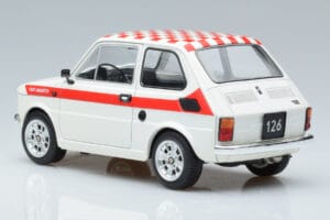 Fiat 126 Abarth Wit MCG 1:18 MCG18325 Metaal — afbeelding 5 van 6