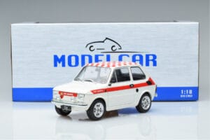 Fiat 126 Abarth Wit MCG 1:18 MCG18325 Metaal — afbeelding 6 van 6