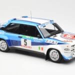 Fiat 131 Abarth #5 Team Fiat Works Rally Portugal 1980 Kyosho 1:18 08376A Metaal - image 6 of 8