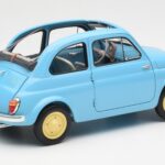 Fiat Nuova 500 Celeste Blauw Kyosho 1:18 08966LB - image 3 of 8