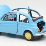 Fiat Nuova 500 Celeste Blauw Kyosho 1:18 08966LB - image 5 of 8