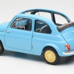 Fiat Nuova 500 Celeste Blauw Kyosho 1:18 08966LB - image 7 of 8