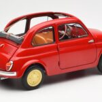 Fiat Nuova 500 Coral Rood Kyosho 1:18 08966R - image 3 of 8
